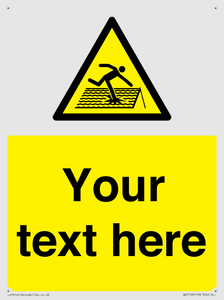 Custom Figure on Roof Sign